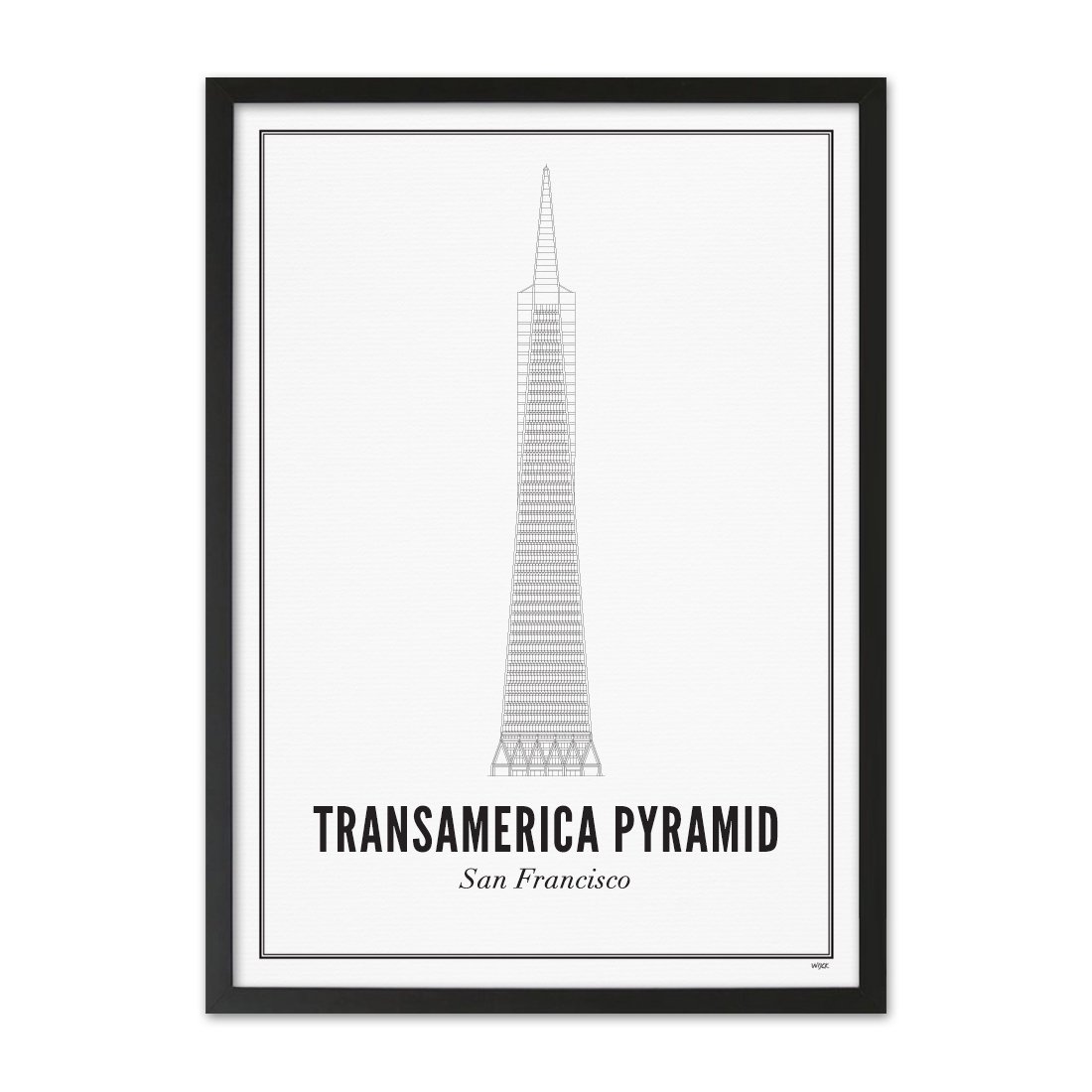Affiches de San Francisco - Transamerica Pyramid | WIJCK.